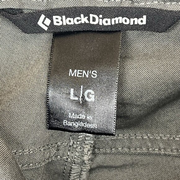 Black Diamond Outdoor tapered pants Mens Size Large 36x30 Canvas Double Knee - Picture 6 of 11